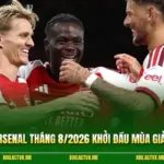 Kết Quả Arsenal Tháng 8/2026 Khởi Đầu Mùa Giải Bản Lĩnh